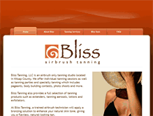 Tablet Screenshot of blisstanning.net